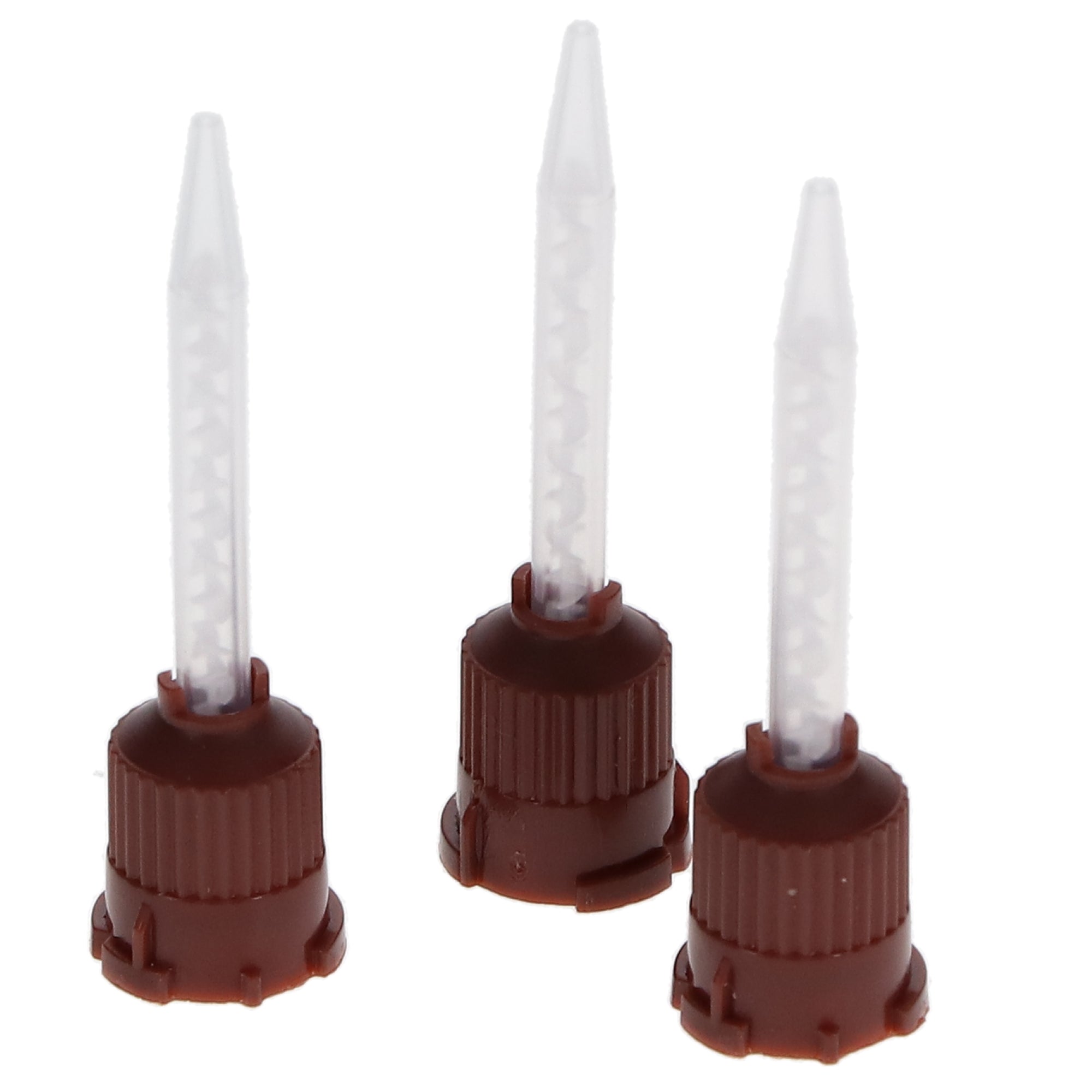House Brand Dentistry 100613 Mixing Tips for Temporary Dental Cement Brown 25/Pk House Brand Dentistry 100613 Mixing Tips for Temporary Dental Cement Brown 25/Pk